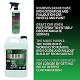 3D BDX Brake Dust Remover - 1 Gallon | Rust Remover Erodes Iron Particles & Fallout from Automotive & RV Paint, Wheels & Wheel Wells | Made in USA | All Natural | No Harmful Chemicals