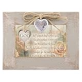 Cottage Garden God Promise Strength Natural Taupe Wood Locket Music Box Plays How Great Thou Art