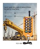 GYACWQZO Industrial Control F23-BB Single Speed Switch Telecrane Tailgate Crane AC/DC Industrial Controller(48VDC)