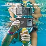 LY LANYOS Waterproof Underwater Snorkeling Diving Phone Case for iPhone 15/14/13/12/11 Pro Max Mini Xr/X/Xs and Galaxy S24/S23/S22/S21 Ultra Plus Professional [15m/50ft] Photo Video Cover (SG Black)