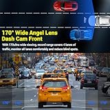 Dash Cam, Dash Camera for Cars 1080P FHD Dashcam DVR Car Camera Dash Cam Front W/ 32GB Card,Night Vision,170°Wide Angle 3”IPS Screen Dash Camera Loop Recording G-Sensor Motion Detection Parking Mode