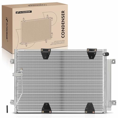 A-Premium Air Conditioning A/C Condenser Compatible with Suzuki Grand Vitara 2001 2.5L 2.7L, Grand Vitara 2002-2005 2.5L, XL-7 XL7 2002 2.7L, Replace # 9531065D21
