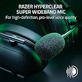 Razer BlackShark V2 HyperSpeed Wireless Gaming Headset: 280g Lightweight - THX Spatial Audio - Bendable Mic - 50mm Drivers - 2.4GHz, Bluetooth or USB - 70 Hr Battery w/USB Type C Charging - Black