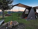 KAMPKEEPER SUV Car Tent, Tailgate Shade Awning Tent for Camping, Vehicle Camping Tents Outdoor Travel (Black)