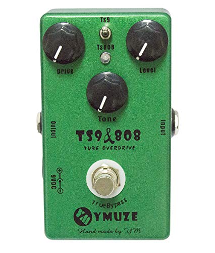 YMUZE Hand-made TS9 TS808 Tube Overdrive Guitar Effect Pedal True Bypass (YMUZE TS9)