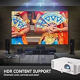 ViewSonic PX701-4K 4K UHD 3200 Lumens 240Hz 4.2ms Home Theater Projector with HDR, Auto Keystone, Dual HDMI, Sports and Netflix Streaming with Dongle on up to 300" Screen