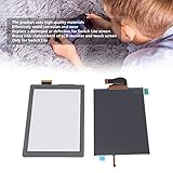 Replacement LCD Screen Display and Digitizer for Switch Lite, for Switch Lite Gamepad Screen Replacement LCD Display Panel Repair Parts (Black)