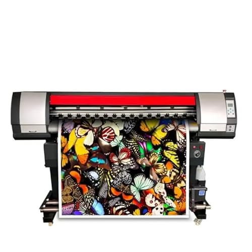 6 Feet 1.8M Large Format Industrial Inkjet Outdoor Flex Banner Color Vinyl Sticker Printer Dx5 Eco Solvent Printing Machi.