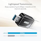 Anker USB 3.0 SD Card Reader, 2-in-1 SD Card Reader for SDXC, SDHC, MMC, RS-MMC, Micro SDXC, Micro SD, Micro SDHC, UHS-I Cards - Card Reader, Micro SD Card Reader