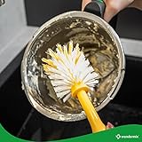 Wundermix - Mixing Bowl Cleaning Brush for Thermomix 1 pc. • For All-In-One Mixers Such as Thermomix, Monsieur Cuisine, Bosch Cook it • Sturdy Brush with Nylon Bristles • Dishwashing Brush Yellow