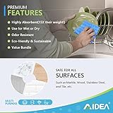 AIDEA Cleaning Wipes, Multi-Purpose Towel Reusable Cleaning Cloths-80Ct(1 Pack), Domestic Cleaning Wipes, Cleaning Towels, Dish Cloths-(12''x24'')