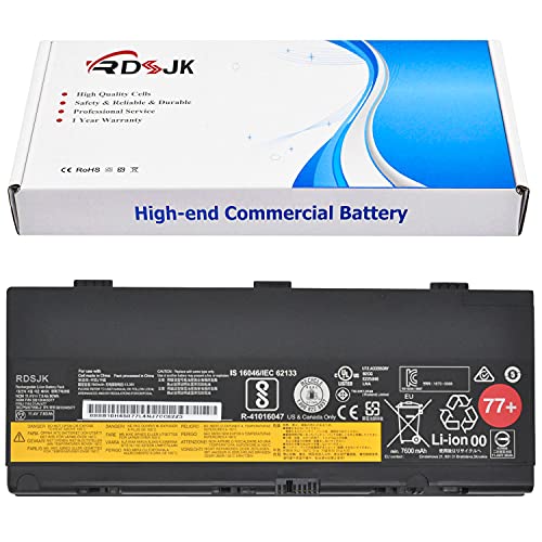01AV477 00NY493 77+ 77++ Laptop Battery for Lenovo Thinkpad P50 P51 P52 00NY490 00NY491 00NY492 01AV495 01AV496 SB10K97634 SB10K97635 SB10H45075 SB10H45076 SB10H45077 SB10H45078 L17L6P51 L17M6P51 90Wh