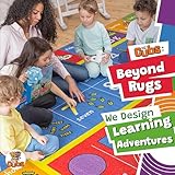 KC CUBS ABC Alphabet, Numbers and Shapes Educational Learning & Fun Game Play Area Non Slip Boy Girl Kids Rug Carpet for Children Bedroom, Toddler Classroom Baby Playroom Mat, Playtime Activity