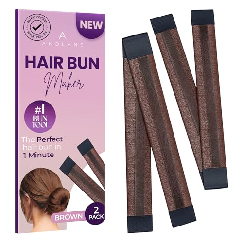 Hair Bun Maker and Accessories for Women and Kids - Easy Clip for Long Hair - French Twist Tool - Sock and Ballet Bun Holder