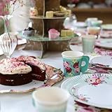 Talking Tables Floral Afternoon Tea Party Decorations for 16 Guests Disposable Tableware Set Pretty Paper Plates Napkins, Teacups, Bunting Tablecloth for Birthday, Mother's Day, Baby Shower, Made