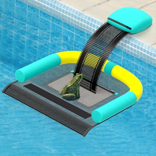 Poolvio Animal Saving Escape Ramp for Pool, Save Critters in Swimming Pool Device Handy, Pool Accessories in Floating Ramp Rescues Saving Frogs, Toads Animal Mice, Birds