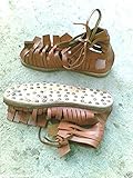 Roman Soldier Legionaire Brown Leather Men Roman Sandals New Rustic Vintage Home Decor Gifts