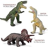 Gzsbaby 6 Piece Jumbo Dinosaur Toys for Kids and Toddlers, Dinosaur Toys for Kids 3-5, Large Soft Dinosaur Toys for Dinosaur Lovers - Perfect Dinosaur Party Favors, Birthday Gifts