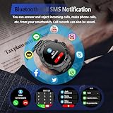 Smart Watch(Answer/Make Call), 1.53" Luxury Business Smartwatch for Men IP67 Waterproof, 100+ Sport Modes, Fitness Activity Tracker, Heart Rate Sleep Monitor, Pedometer, Smart Watches for Android iOS