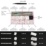 PH 2.0mm Connectors Sockets Cable Kit Compatible with JST-PH 2.0mm Pitch Connectors Wires Stemma