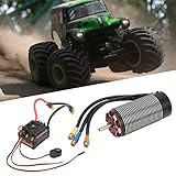 150A Waterproof ESC High RC Brushless Motor ESC Set for 1/8 Scale RC Car