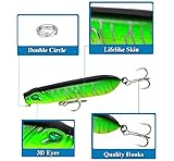 KTGCOZS Pack of 7 Crankbait 8cm/12g Minnow Fishing Lure Hook Tackle Hard Bait Wobbler