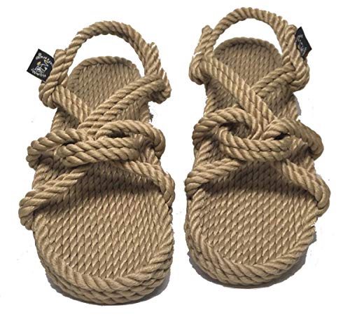 Nomadic State of Mind Rope Sandals, Mountain Momma Sandals For Men and Women, Unisex, Handmade Shoes, Straw Sandals