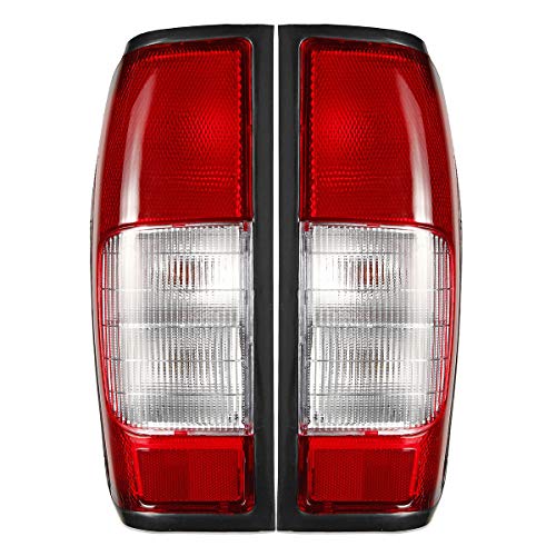 Azoepart 2X Rear Brake Stop Tail Light Lamp for Nissan Navara D22 1998-2004, As Original, As Pictures