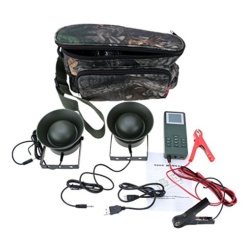 SmartEraoutdoor Hunting Decoy Bird Caller Mp3 Bird Sound with 2 Sealed Design Loudspeaker 50w Amplifier 150db with Camouflage Carry Bag