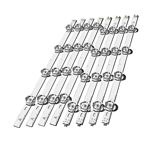 VSKCEHEKTY 8pcs LED Backlight Strip Fit for LIG TV 390HVJ01 Lnnotek DRT 3.0 39" 39LB5610 39LB561V 39LB5800 39LB561F DRT3.0 39LB5700 39LB650V TV Light Strip