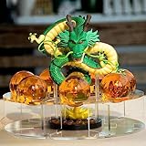 TFirsgad Model Set Includes a Dragon Sculpture, 1.7 in Crystal Ball, LED Base and a Gift Box. Home Decoration and is Also a Suitable Gift for Halloween and Christmas.