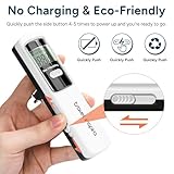 travel inspira Luggage Scale Battery-Free, Portable Handheld Digital Suitcase Scale for Travelling, 110lbs/50kg