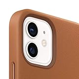 Apple iPhone 12 and iPhone 12 Pro Leather Case with Magsafe - Saddle Brown