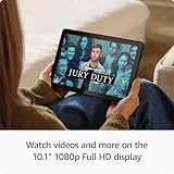 Amazon Fire HD 10 tablet (newest model) built for relaxation, 10.1" vibrant Full HD screen, octa-core processor, 3 GB RAM, 32 GB, Black, without lockscreen ads