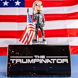 Donald Trump Collectibles - Proud Patriots The Trumpinator: Donald Trump 2024 Bobblehead for Trump Supporters and Patriotic Americans | The #1 Trump Gifts