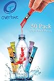 Overtime Electrolyte Replacement Drink Mix - Single Serve Variety Pack - Quantity of 50 (10 of Each Flavor)