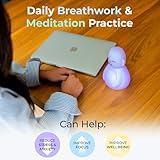 Mindsight 'Breathing Buddha' Guided Visual Meditation Tool for Mindfulness | Slow Your Breathing & Calm Your Mind for Stress & Anxiety Relief | Perfect for Adults & Kids | Relaxing Self Care Gift