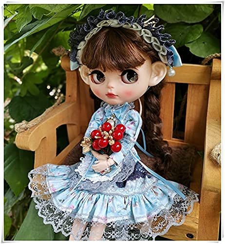 leoglint Blythe Doll Clothes, Dress Clothing for Blythe Doll 30 cm 1/6 Bjd Dolls Azone ICY Licca Doll