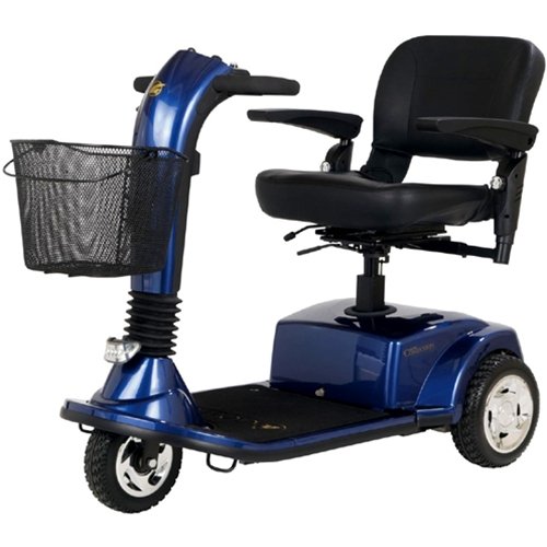 Golden Technologies 3 Wheel Companion Scooter GC340 - Companion - 3 Wheel - Batteries Included -GC340 Blue