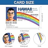 2Pack McLovin Fake ID Cards, Funny McLovin Fake Driver's License, Superbad Fake Joke, Gag Gift, Prank, Costume Props(3.34×2.12×0.03in)