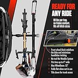 Hollywood Racks CrossTrack 2 Bike Hitch Rack for Cars, Trucks & SUVs – 2” Hitch Mount Bike Rack with Secure Frameless Design and Easy Tilt for Trunk Access – Premium Bicycle Rack and E-Bike Carrier