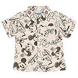 Disney Mickey Goofy Donald Duck Infant Baby Boys Cotton Gauze Button Down Dress Shirt and Shorts Outfit Set 12 Months