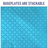 Strictly Briks Compatible with Lego 12 Pack Classic Stackable Baseplates 6x6, for Building Brick Base Plates 20x20 Studs Plates - Building Baseplate Stackable for Top & Bottom Sides, 12 Nature Colors