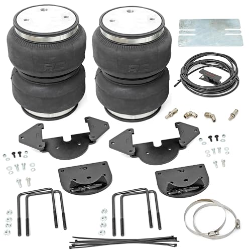 Rough Country Air Bags Suspension Kit for Chevy Silverado & GMC Sierra 1500 (2019-2025) - Airbags for Trucks w/Stock Lift