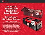 Hornady Lock-N-Load Hot Tub Sonic Cleaner – Clean Cases, Guns, Gun Parts and Equipment – Removes Carbon Residue, Tarnish and Oxidation – 9L Tank, Black