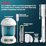 Facial Steamer - DENFANY Nano Ionic Face Steamer with Extendable 360° Rotating Arm - Portable Facial Steamer for Personal Care at Home or Salon (Blue)