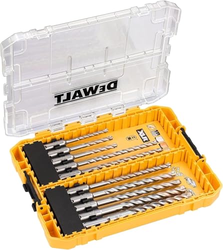 DeWalt DT70752-QZ Set of Carbide Masonry Drill Screwdriver Bits SDS Plus 10pcs