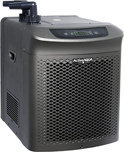 Active Aqua Hydroponic Water Chiller Cooling System with Remote Control and Freestanding Mounting type for Home and Kitchen, Black