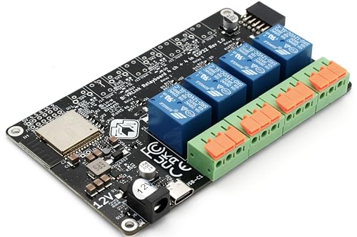 BEVRLink Relay Module, 4 Channel, ESP32 C6 WiFi, Bluetooth, Zigbee, Matter