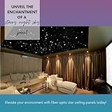 LightEFX | Acoustic Starry Night Sky Panels with Fiber Optic Brilliance | 1195L x 595W x 27H mm | Star Projector | Room Decor | Night Lights | Light Panel Sky | Starlight Ceiling Panels